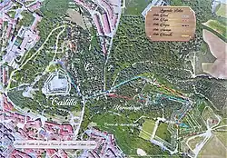 Het kasteel en hoornwerk tijdens de Franse bezetting