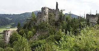 Bergruïne Reifenstein bij Pöls