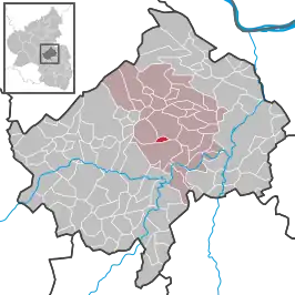 Kaart van Burgsponheim