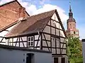 Huis en Kreuzkirche Spremberg