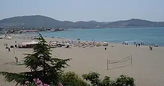 Het strand bij Burhaniye