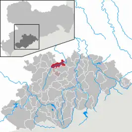 Kaart van Burkhardtsdorf