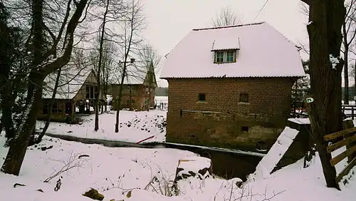 Watermolen van het voormalige klooster Klein-Burlo bij Darfeld (niet te bezichtigen)