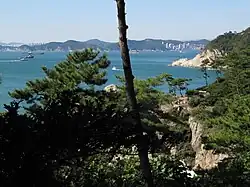 Doorkijkje richting stad