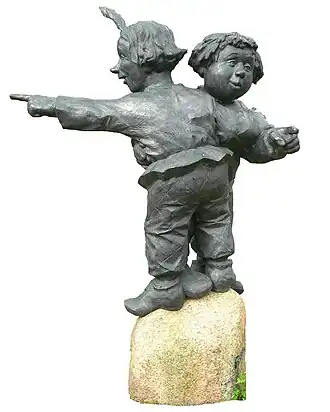 Standbeeld Max en Moritz, Mechtshausen