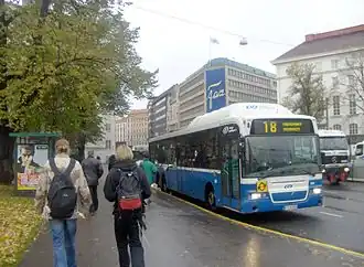 Een Volvo 8500 LE CNG in Helsinki