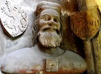 Buste van Jan Hendrik van Luxemburg in de Sint-Vituskathedraal van Praag.