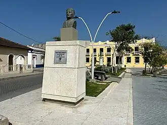 Buste van Pacho Galán in Soledad