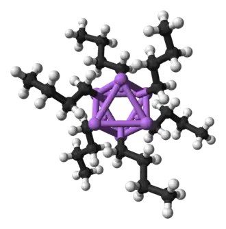 Molecuulmodel van het n-butyllithiumhexameer