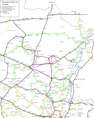 Buurtspoorwegen van de provincie Limburg