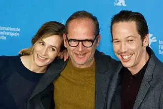 Cécile de France, Étienne Comar en Reda Kateb op de Berlinale, februari 2017