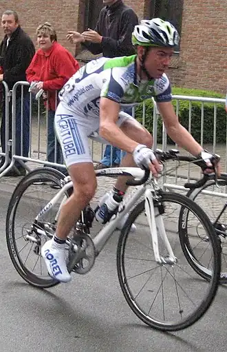 Cédric Hervé (Agritubel) in de 2e etappe van de Ronde van Frankrijk 2007