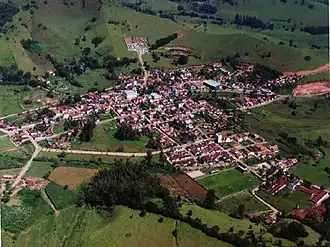Córrego do Bom Jesus van boven gezien