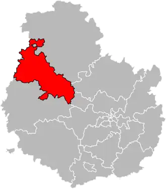 Locatie van het kanton