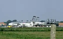 Breguet Atlantics opgesteld op vliegkamp Valkenburg