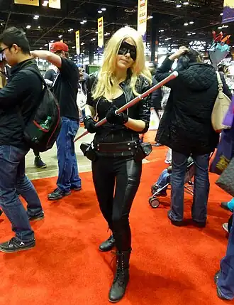 Fan als Black Canary tijdens Chicago Comic & Entertainment Expo, 2015