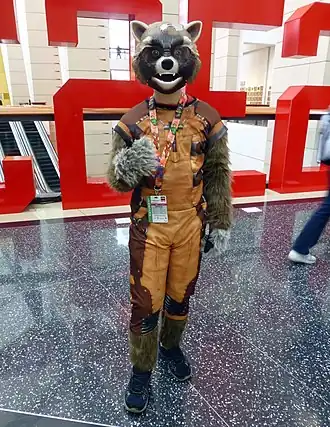 Rocket Raccoon, cosplay Chicago Comic & Entertainment Expo (C2E2) 2015