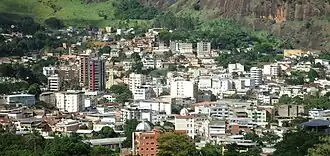 Uitzicht op een deel van Carangola