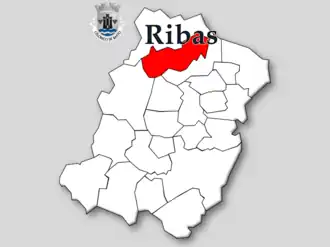 Kaart van Ribas
