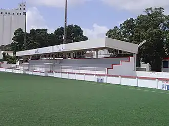 Hoofdtribune van CD Operário