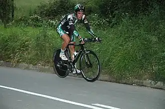 Luca Celli tijdens Euskal Bizikleta 2007