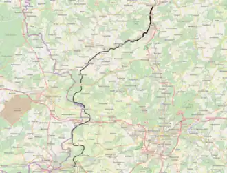 Spoorlijn Pétange - Ettelbruck op de kaart