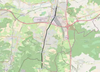 Spoorlijn Bettembourg - Volmerange-les-Mines op de kaart