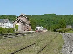 Station Lumbres met toeristische railbus