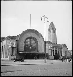 Het station in 1937