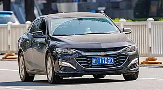 Een Chevrolet Malibu uit 2016