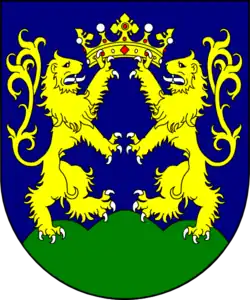 Adellijk blazoen van Antoon Andrássy.