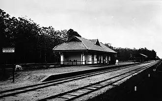 Het station van Bandarchalipah (1920).