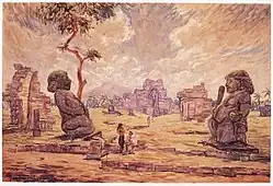 tempelruïne van Candi Sewu