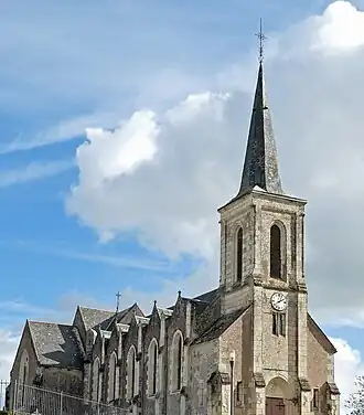 De Sint-Janskerk van Corcoué-sur-Logne