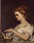 La Dame aux bijoux, Gustave Courbet (Musée des Beaux-Arts de Caen)