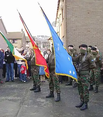 INLA-vrijwilligers in Bogside 2005