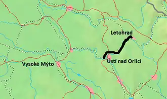 Spoorlijn 024 op de kaart