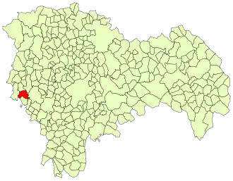 Kaart van Cabanillas del Campo