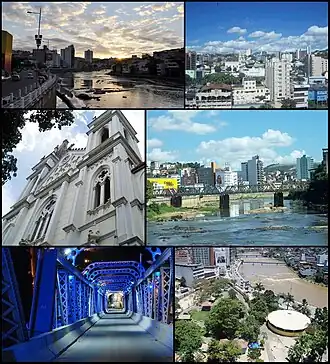 Een collage van Cachoeiro de Itapemirim