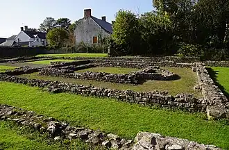 Romeins-Keltische tempel in Venta Silurum.