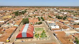 Cafarnaum van boven gezien