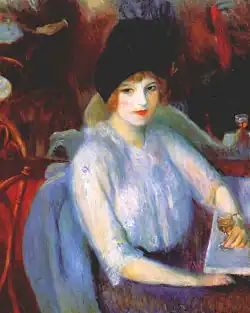Cafe Lafayette (Kay Laurel), met herkenbare invloed van Renoir