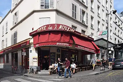 Het Cafe des 2 Moulins uit de film Le Fabuleux Destin d'Amélie Poulain