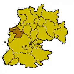 Locatie van Calascibetta in Enna (EN)