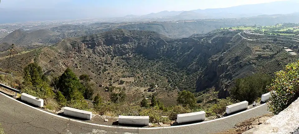 Caldera de Bandama; de vulkaankrater.