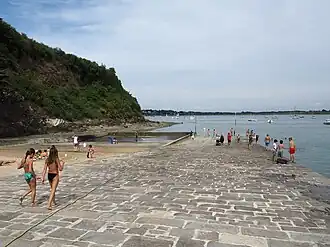 Zwembad aan de Rance