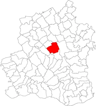 Kaart van Călinești