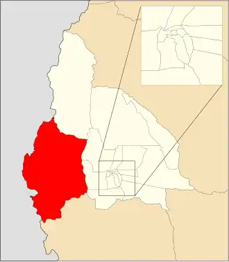 Kaart van departement