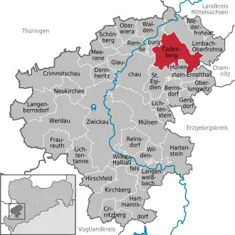 Kaart van Callenberg