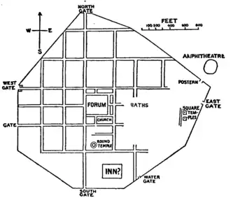 Plattegrond van Calleva Atrebatum